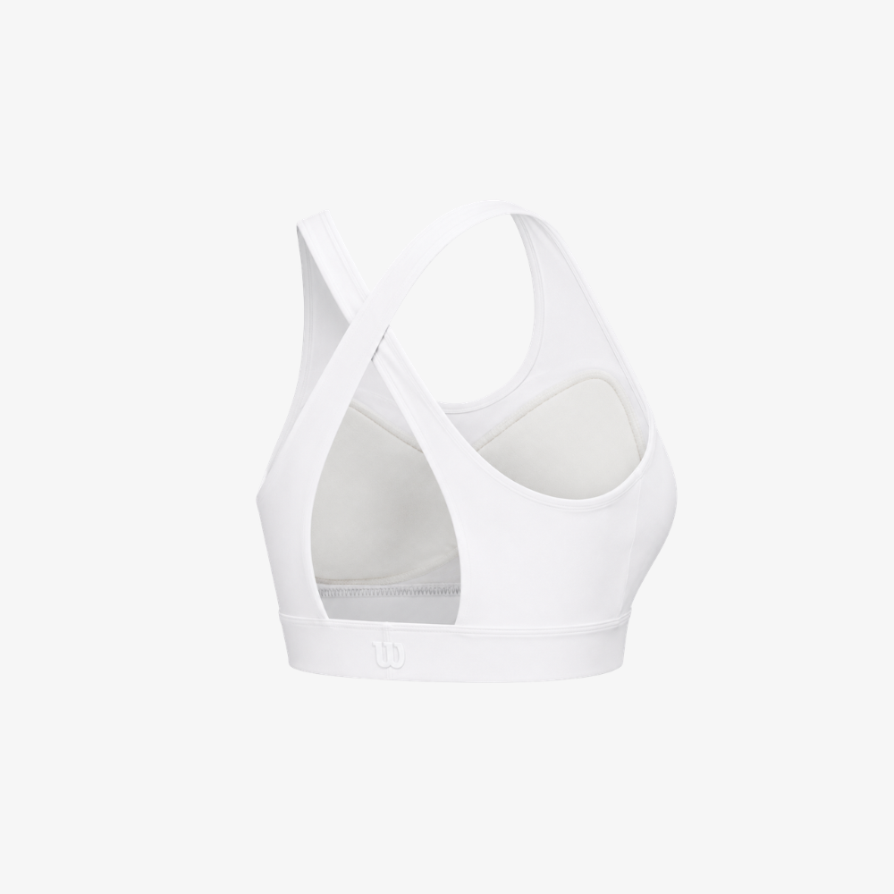 Áo Bra Nữ Wilson Women Net Play Bra White WE00259W001001