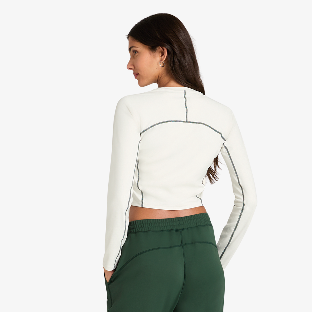 Áo Dài Tay Wilson Baseline Long Sleeve Sandrift WW00555531GYC