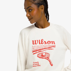 Áo Nỉ Thể Thao Nữ Wilson Classic Crew WW00562531