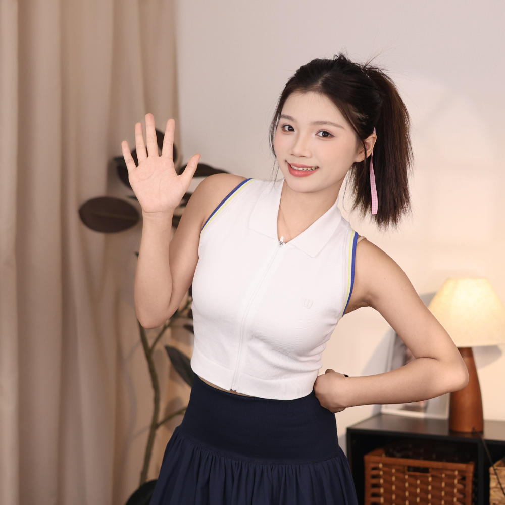 Áo Nữ Thể Thao Wilson Seamless Full-zip Tank Airy WW20051432