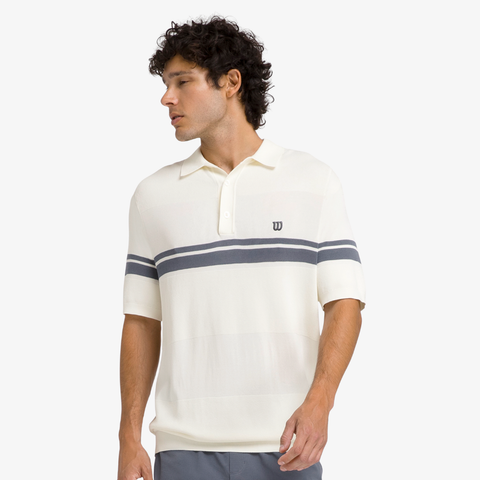 Áo Polo Nam Wilson Men Courtside Knit Stripe Polo WM00563531