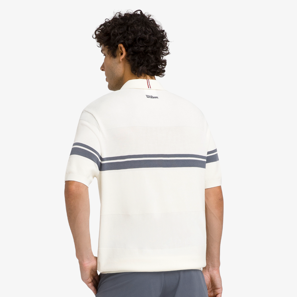 Áo Polo Nam Wilson Men Courtside Knit Stripe Polo WM00563531