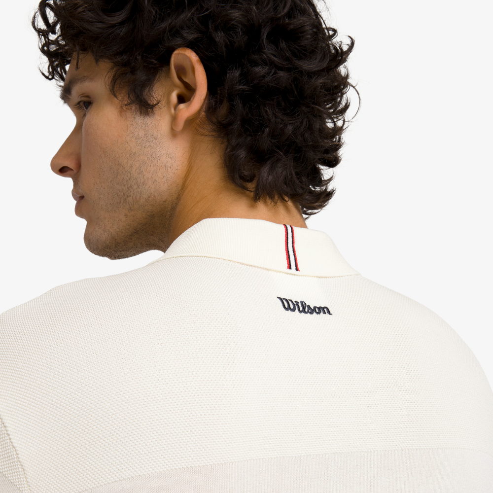 Áo Polo Nam Wilson Men Courtside Knit Stripe Polo WM00563531