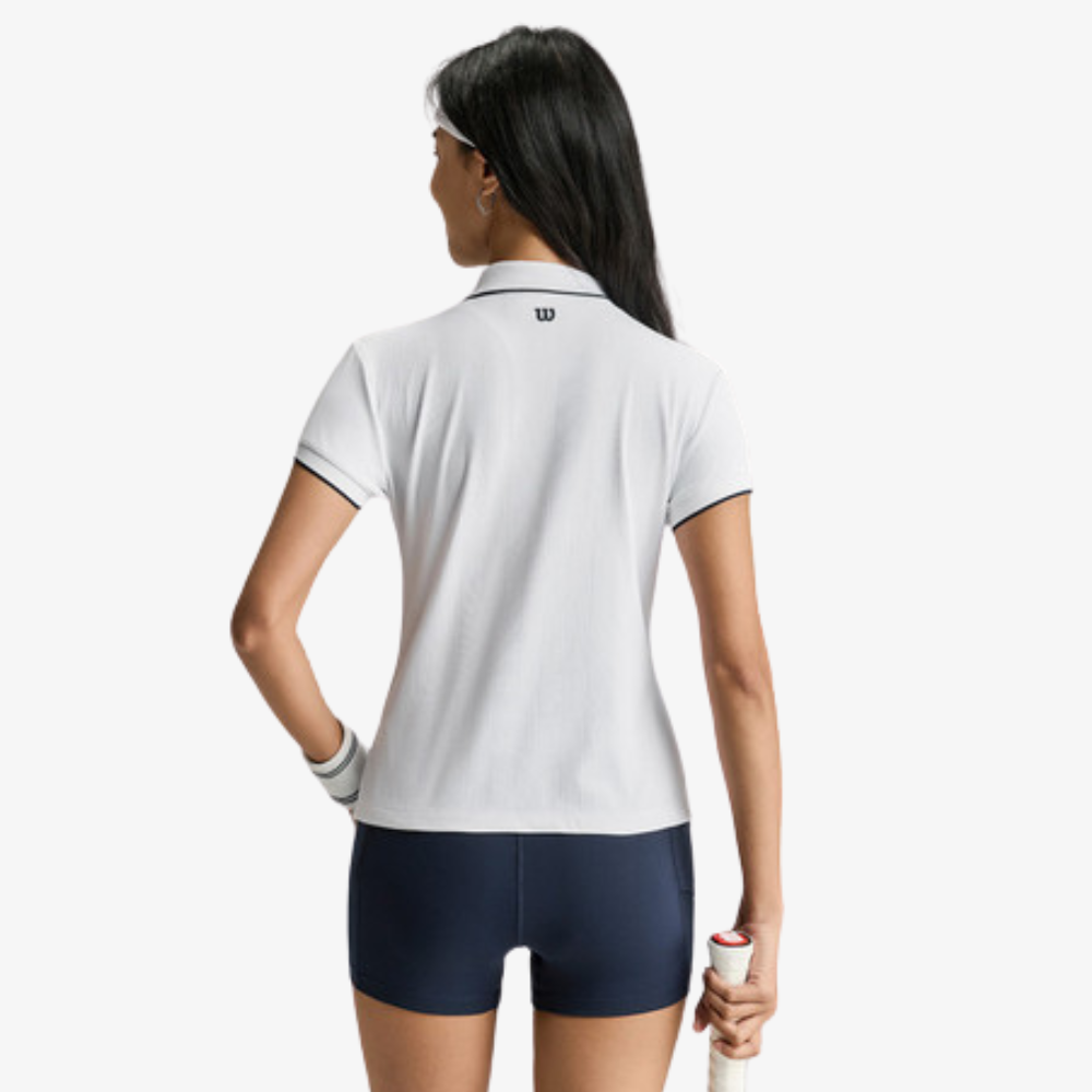 Áo Polo Nữ Wilson Groundstroke Polo Bright White WE00140W001002