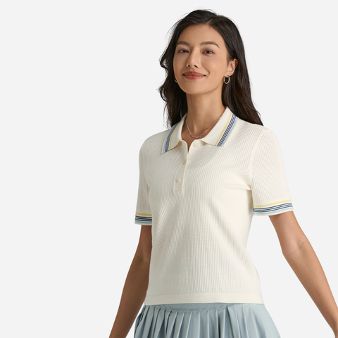 Áo Polo Nữ Wilson Women's Addison Knit Polo WW00513531