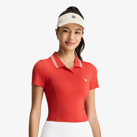 Áo Polo Nữ Wilson Women's Ball Sense SS Polo Red WE00542R044001