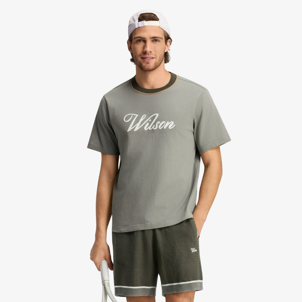Áo Thể Thao Nam Wilson Men Knit Collar Tee WN00100