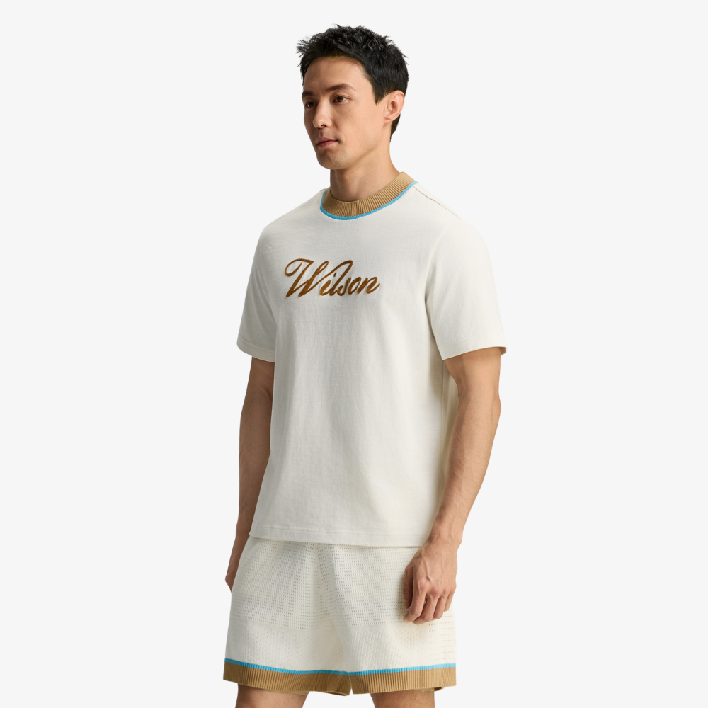 Áo Thể Thao Nam Wilson Men Knit Collar Tee WN00100
