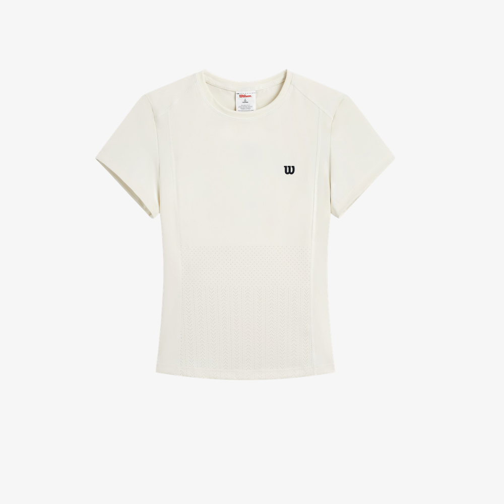 Áo Thể Thao Nữ Wilson Body Line SS Tee White WE00339W002001