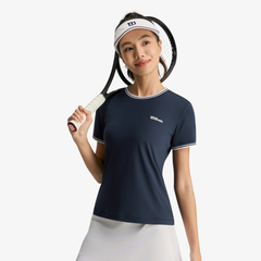 Áo Thể Thao Nữ  Wilson Offense SS Tee Blue WE00340U001001
