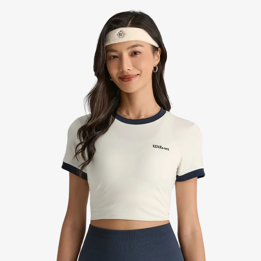 Áo Thể Thao Nữ  Wilson Offense SS Tee White WE00340W002001