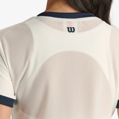 Áo Thể Thao Nữ  Wilson Offense SS Tee White WE00340W002001