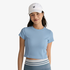 Áo Thể Thao Nữ Wilson Women Players Cropped SS Tee WW20084532