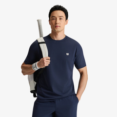 Áo Thun Nam Wilson Daily Court Tee Classic Navy WM20039U001001