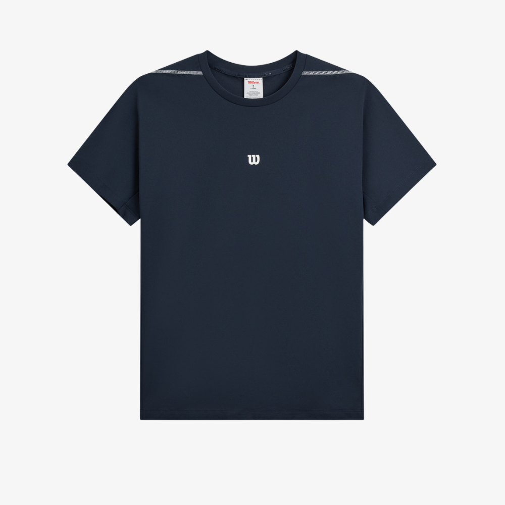 Áo Thun Nam Wilson Daily Court Tee V2 Classic Navy WM20086U001001