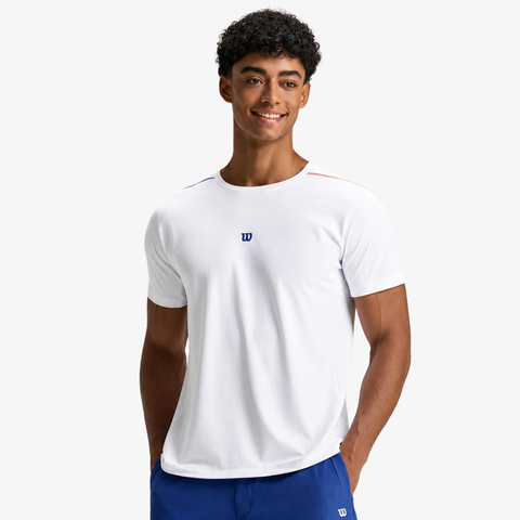Áo Thun Nam Wilson Daily Court Tee V2 White WM20086W001001