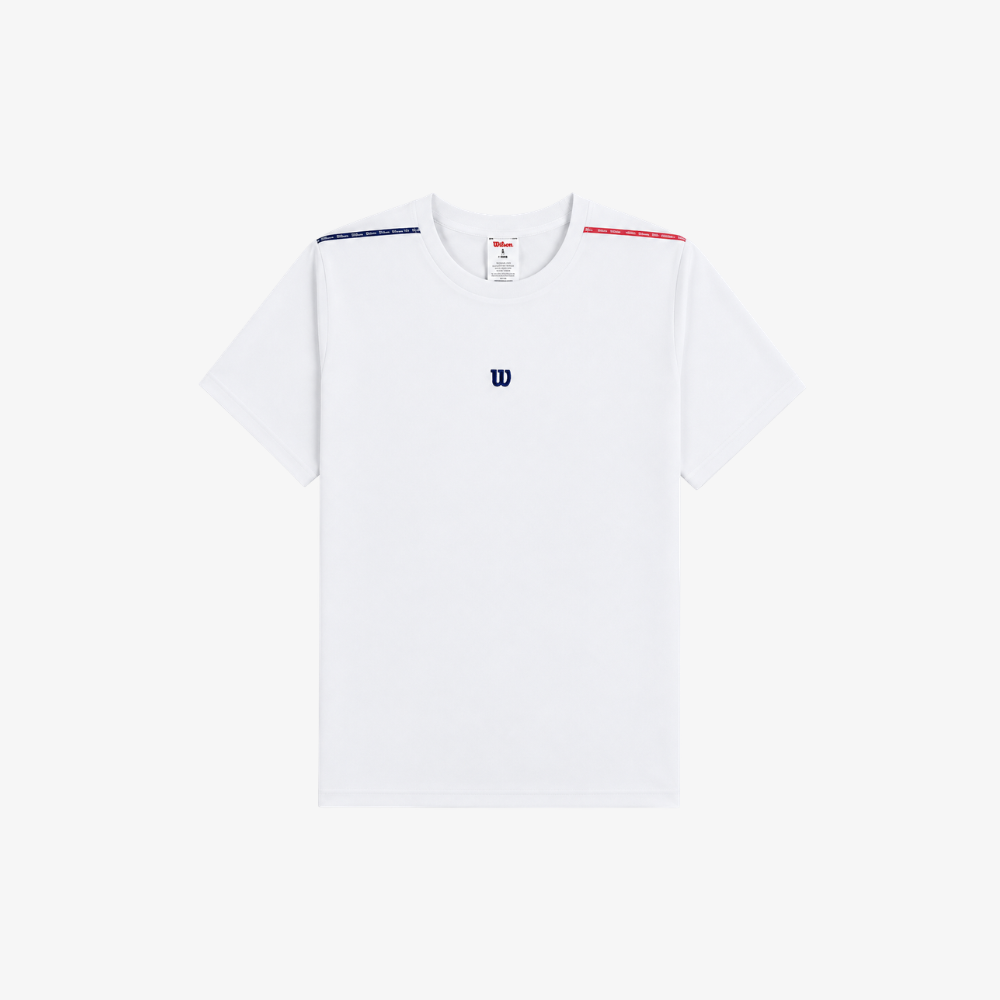 Áo Thun Nam Wilson Daily Court Tee V2 White WM20086W001001