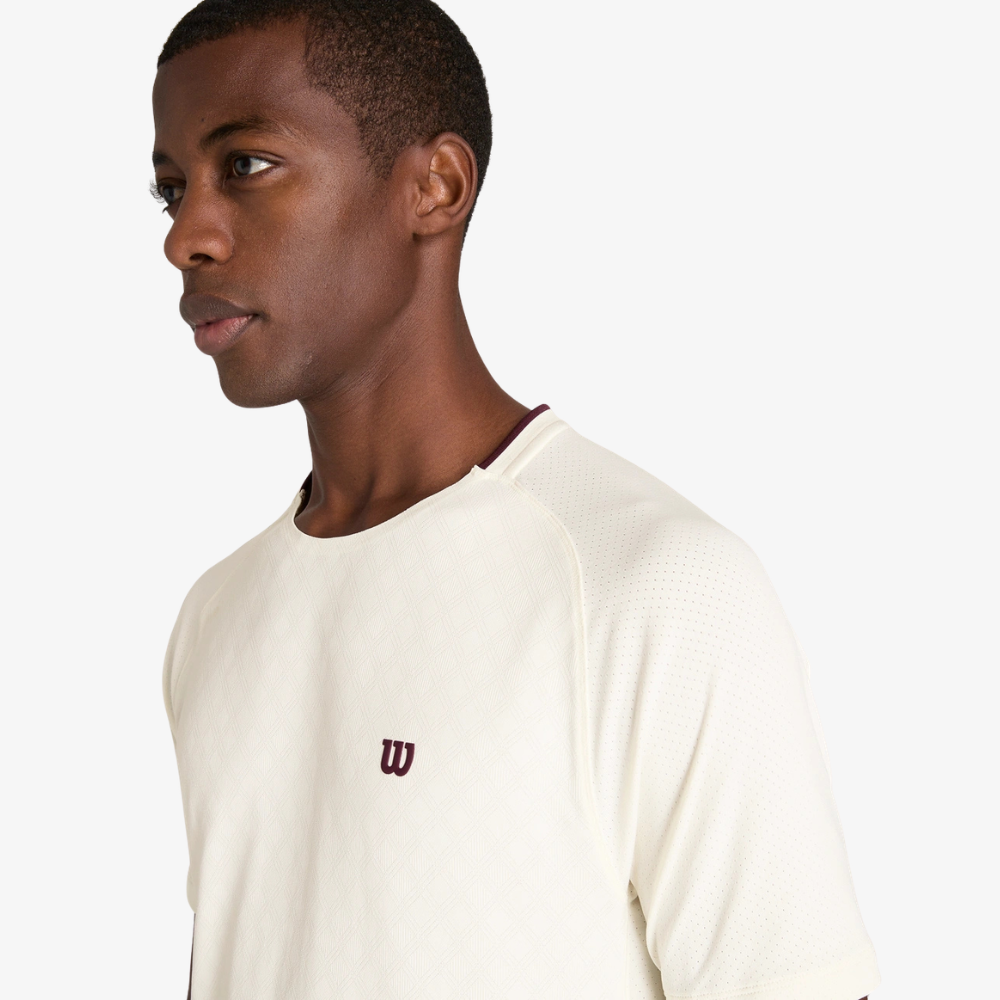 Áo Thun Nam Wilson Serve Out Tee Sandrift WM00426531GYCXL