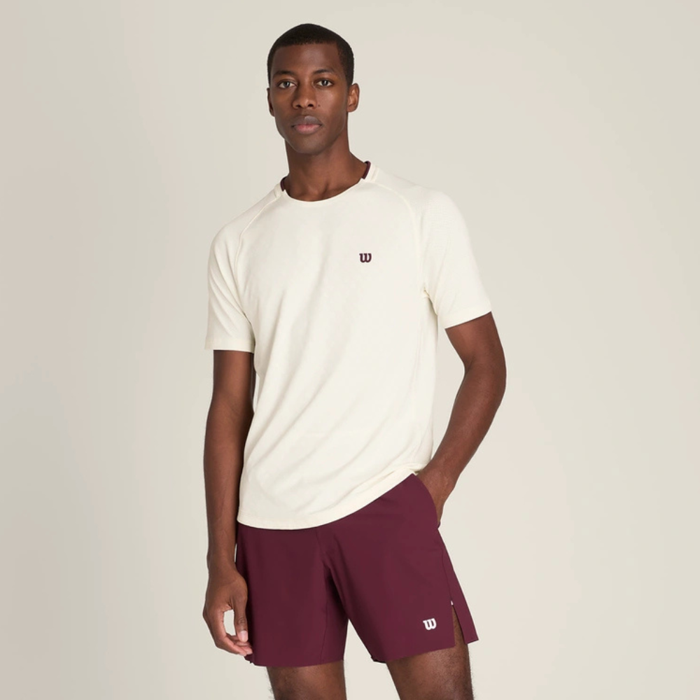 Áo Thun Nam Wilson Serve Out Tee Sandrift WM00426531GYCXL