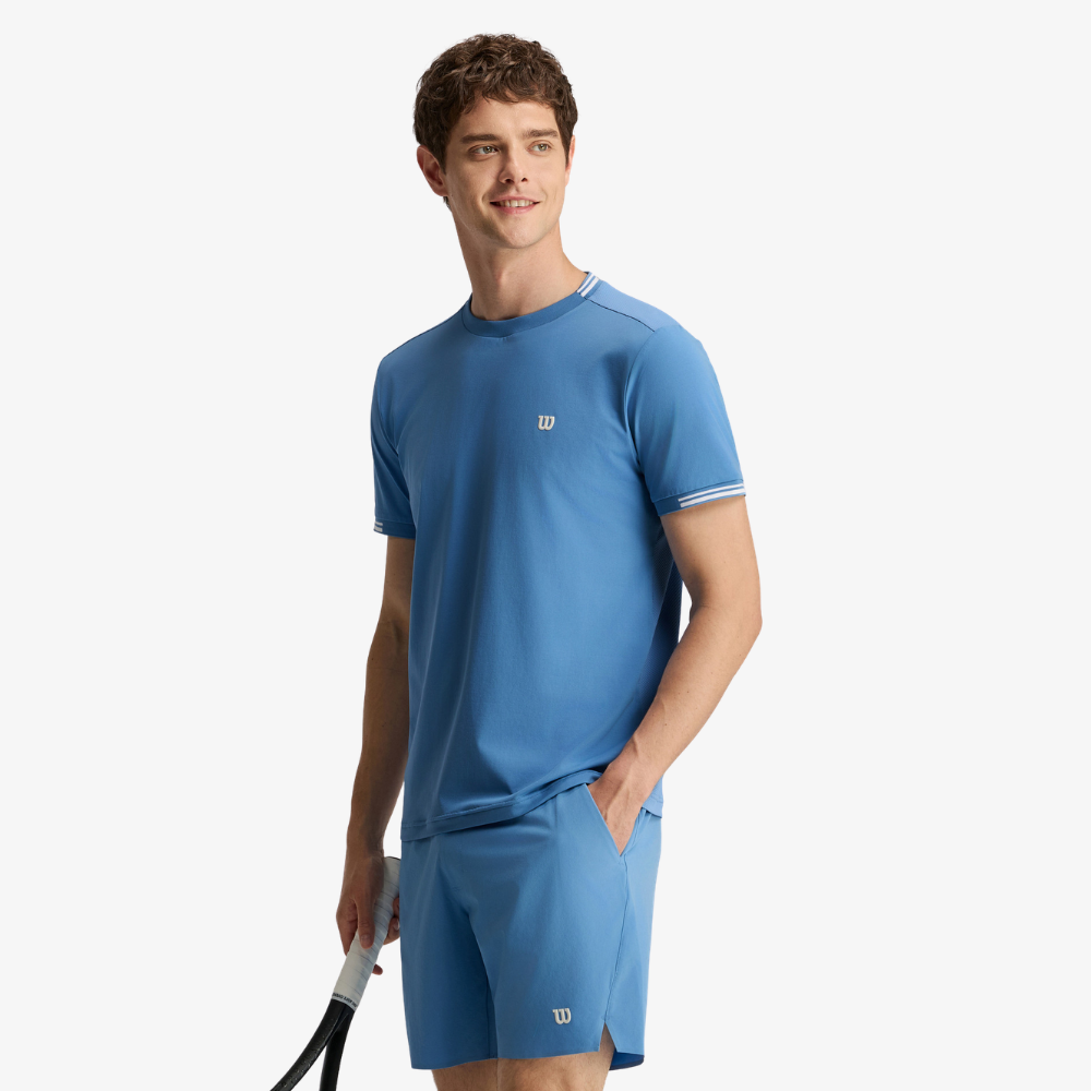 Áo Thun Nam Wilson Timeless SS Tee Blue WN00141U112001