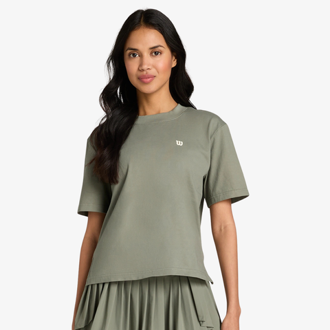Áo Thun Nữ Thể Thao Wilson Modern Tee Vetiver WE00038E014001