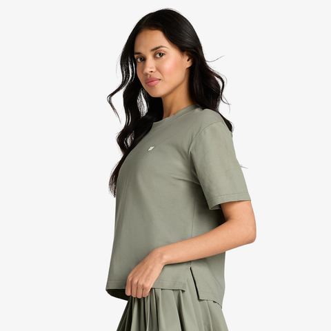 Áo Thun Nữ Thể Thao Wilson Modern Tee Vetiver WE00038E014001
