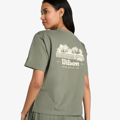 Áo Thun Nữ Thể Thao Wilson Modern Tee Vetiver WE00038E014001