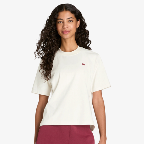 Áo Thun Nữ Wilson Modern Tee Sandrift WE00038W002001