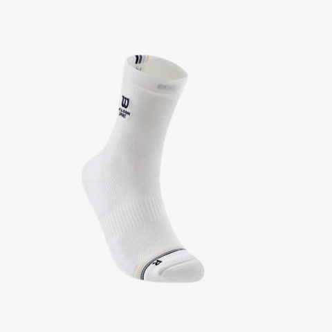 Tất Thể Thao Wilson U Tour Performance Crew Sock Bright White WU00086W001001