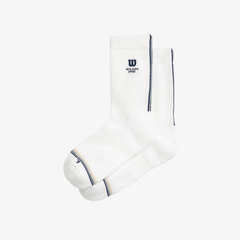 Tất Thể Thao Wilson U Tour Performance Crew Sock Bright White WU00086W001001