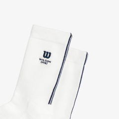 Tất Thể Thao Wilson U Tour Performance Crew Sock Bright White WU00086W001001