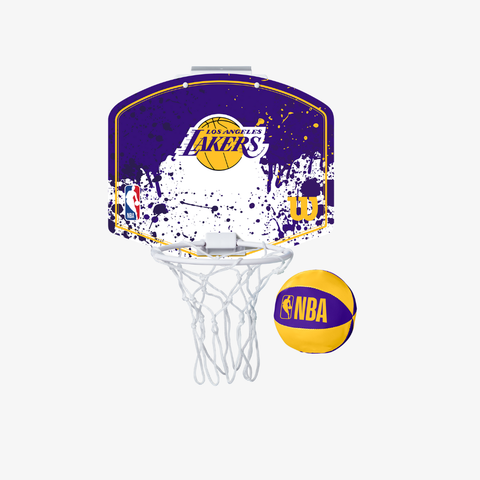 Bộ Bóng Rổ Mini Wilson NBA Team Mini Hoop La Lakers WTBA1302LAL