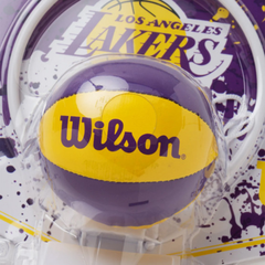 Bộ Bóng Rổ Mini Wilson NBA Team Mini Hoop La Lakers WTBA1302LAL