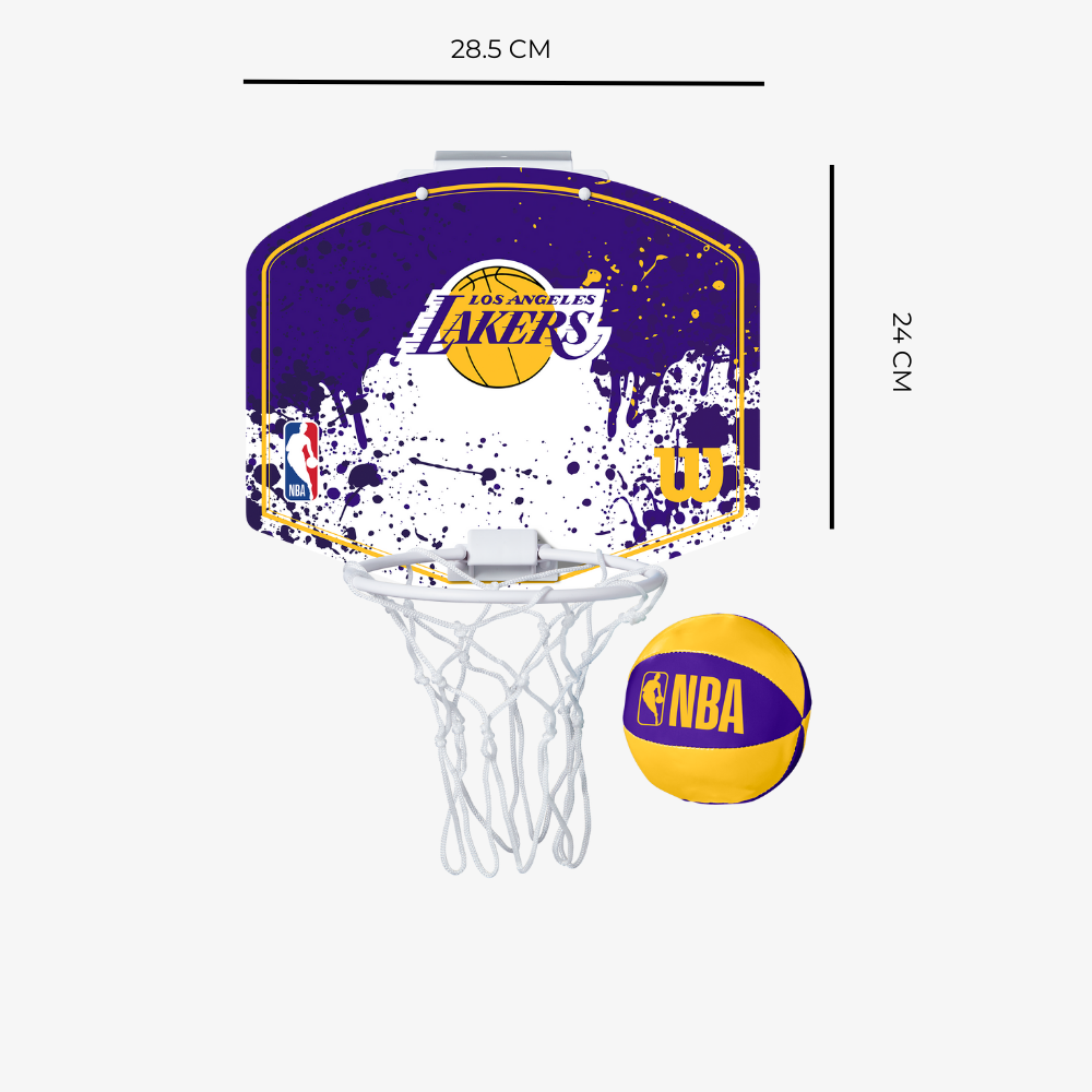 Bộ Bóng Rổ Mini Wilson NBA Team Mini Hoop La Lakers WTBA1302LAL