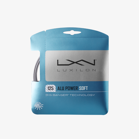 Bộ Dây Tennis Wilson Alu Power Soft 125 Set Silver WRZ990101