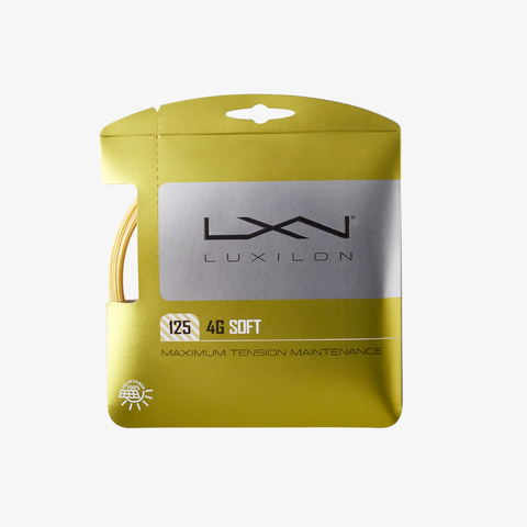 Bộ Dây Tennis Wilson Luxilon 4G Soft 125 Set Yellow WRZ997111
