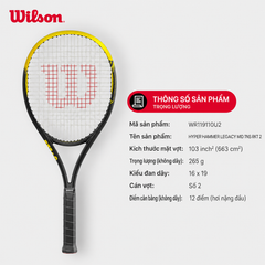 Vợt Tennis Wilson Hyper Hammer Legacy Mid Tennis Racket WR119110U2
