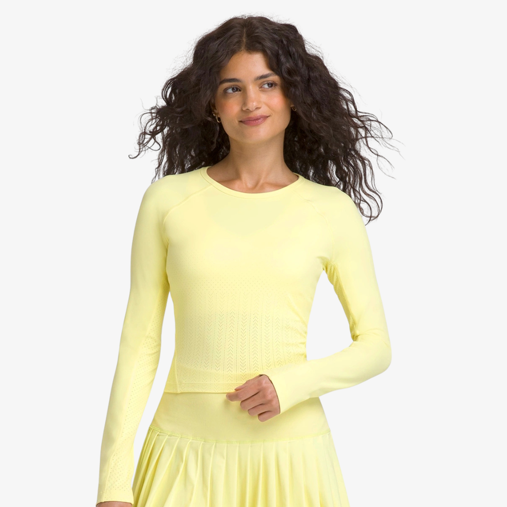 Áo Dài Tay Thể Thao Nữ Wilson Women Laser Lace Long Sleeve WW00509531