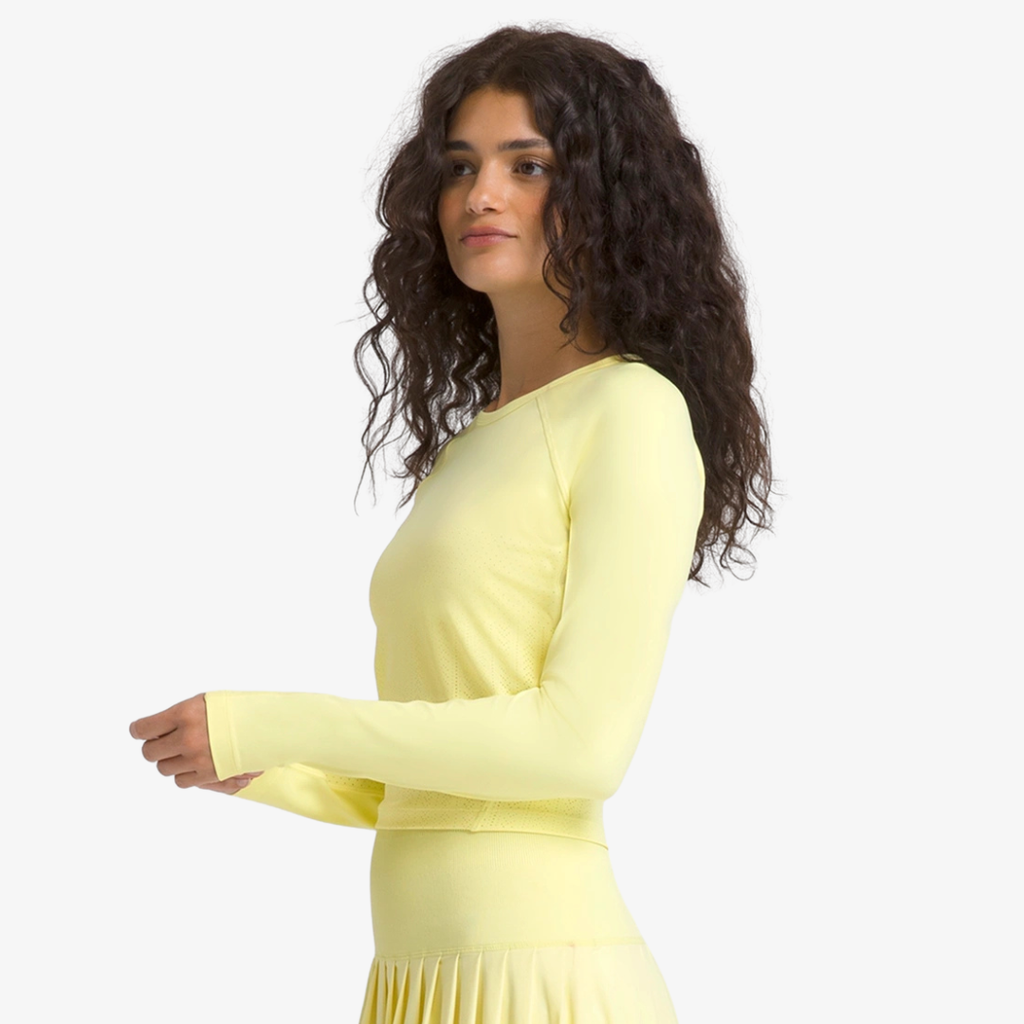 Áo Dài Tay Thể Thao Nữ Wilson Women Laser Lace Long Sleeve WW00509531