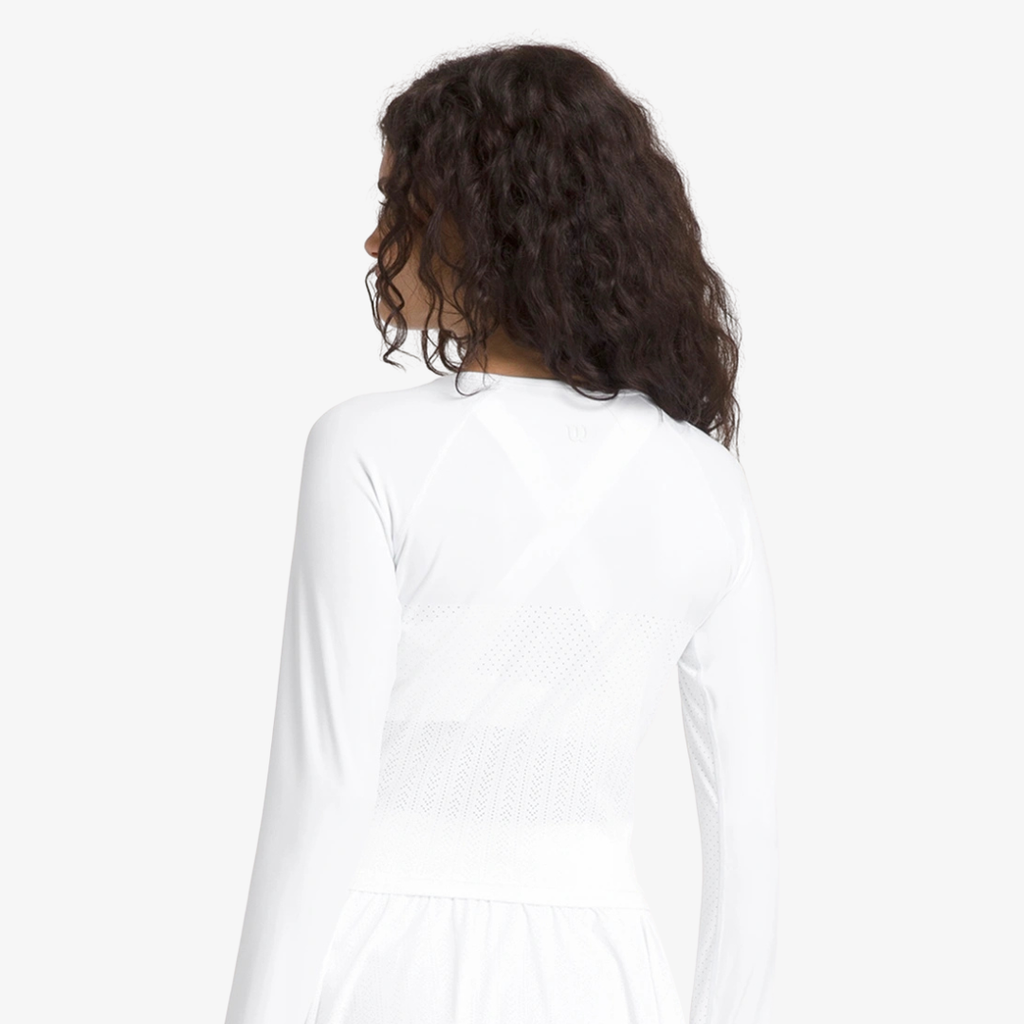 Áo Dài Tay Thể Thao Nữ Wilson Women Laser Lace Long Sleeve WW00509531