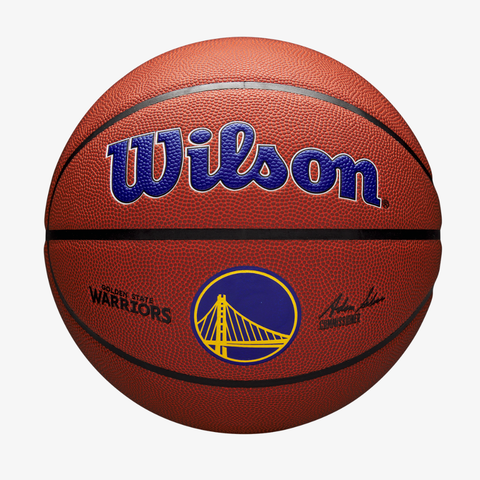 Bóng Rổ Wilson NBA Team Composite Golden State Warriors Size 7 Basketball WZ4029310XB7