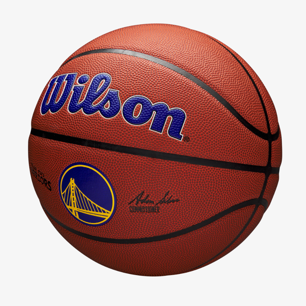 Bóng Rổ Wilson NBA Team Composite Golden State Warriors Size 7 Basketball WZ4029310XB7