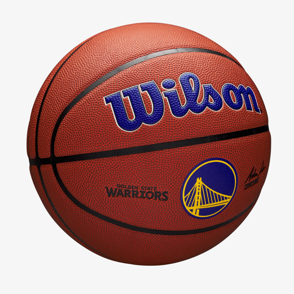 Bóng Rổ Wilson NBA Team Composite Golden State Warriors Size 7 Basketball WZ4029310XB7