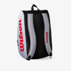 Túi Đựng Vợt Pickleball Wilson Super Tour Pickleball Bag Gray/Black/Red WR8905801001