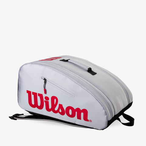 Túi Đựng Vợt Pickleball Wilson Super Tour Pickleball Bag Gray/Black/Red WR8905801001