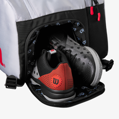 Túi Đựng Vợt Pickleball Wilson Super Tour Pickleball Bag Gray/Black/Red WR8905801001