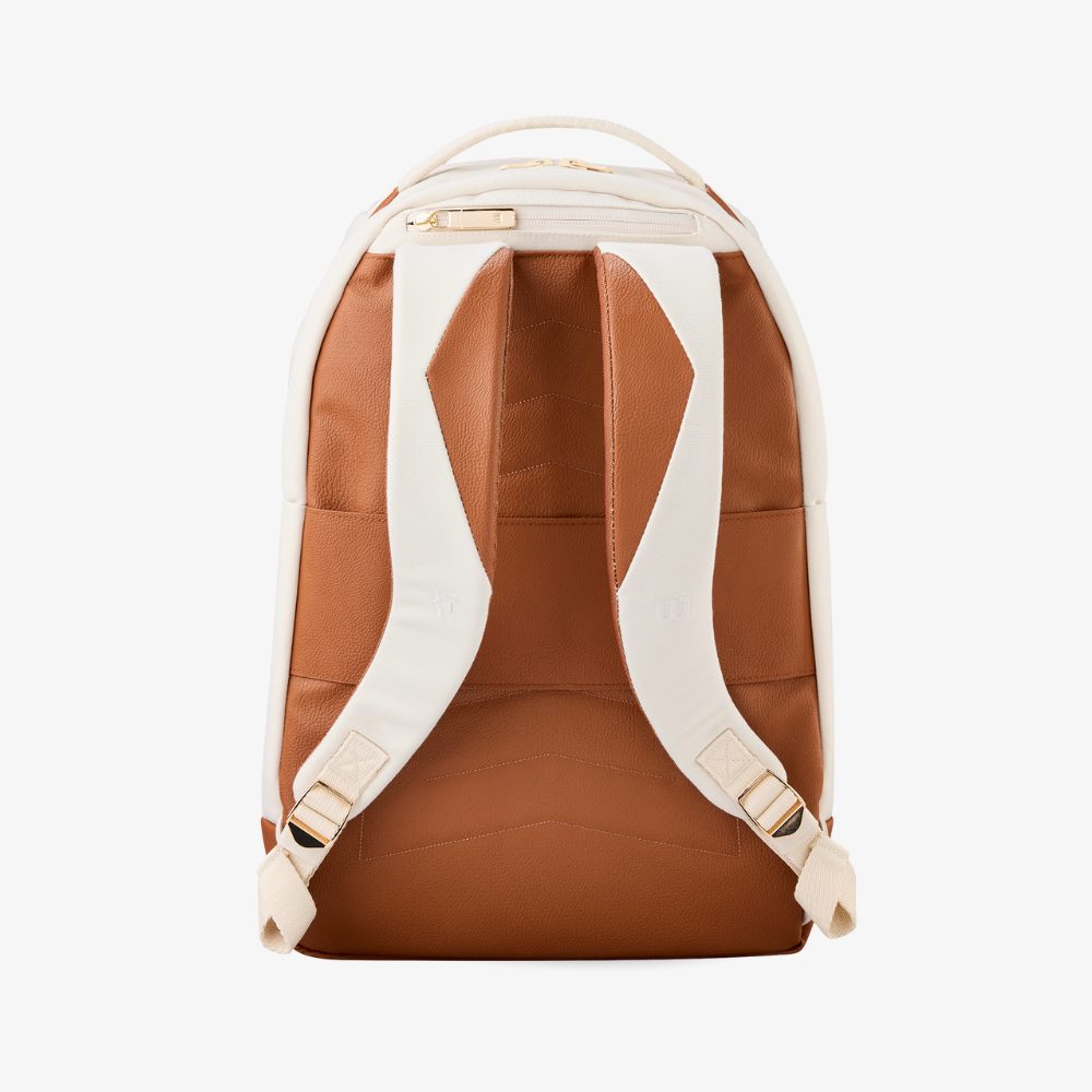 Balo Đựng Vợt Tennis Wilson RF Lawn Collection Tennis Backpack Cream WR8054801001