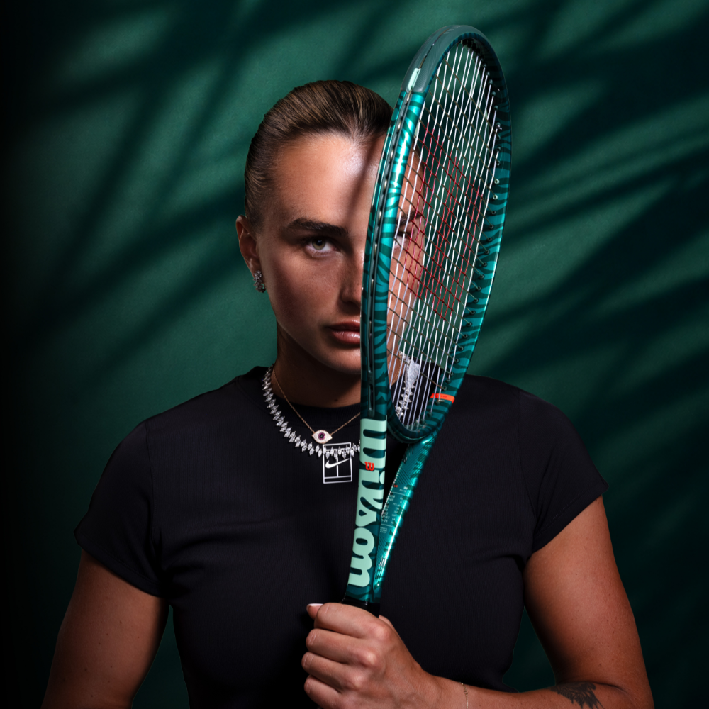 Vợt Tennis Wilson Tiger Blade 98 16X19 V10 Chưa Căng Dây  WRP00032011U2