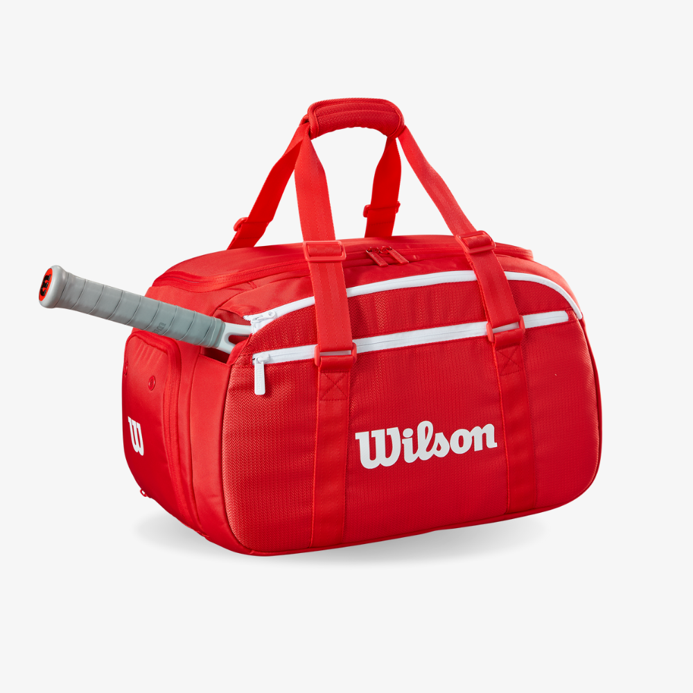 Túi Đựng Vợt Tennis Wilson Super Tour Red Small Duffel 2025 Red WR8037001001