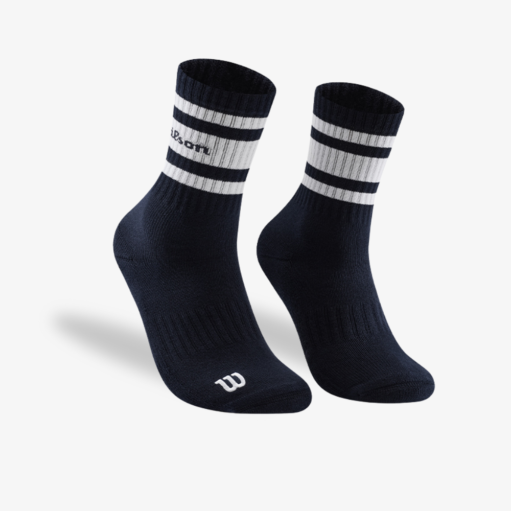 Tất Thể Thao Wilson U Crew Stripe Script Socks WU00063511